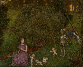Chevalier de fable - Hans Thoma — visning af kunstværket