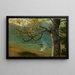 efterårstræ foran en dal - Hans Thoma — indrammet kunstværk på væggen