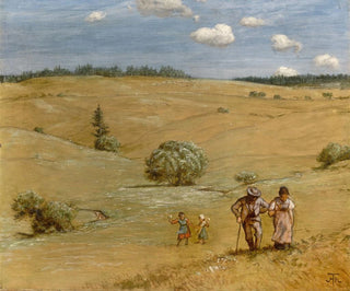 Hans Thoma - Hilly landscape.webp