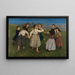 Ronde d'enfants - Hans Thoma — indrammet kunstværk på væggen