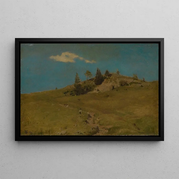 Schwarzwald - Hans Thoma — indrammet kunstværk på væggen