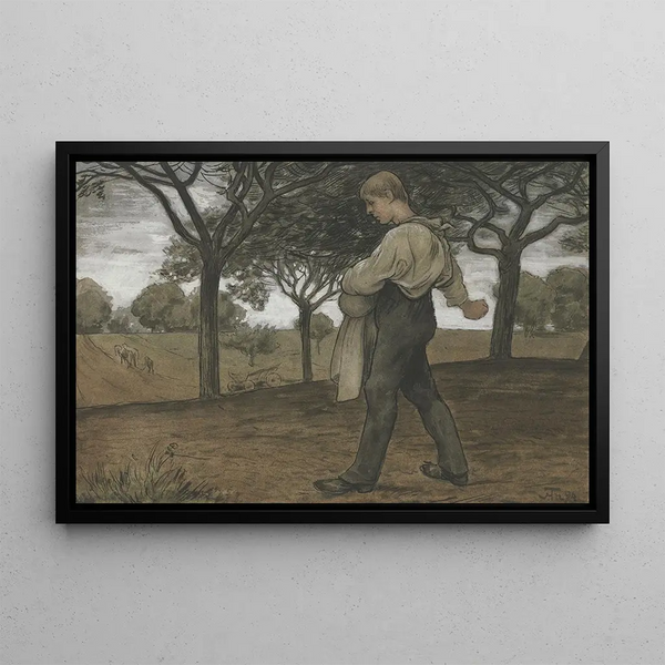 Le Semeur - Hans Thoma — indrammet kunstværk på væggen