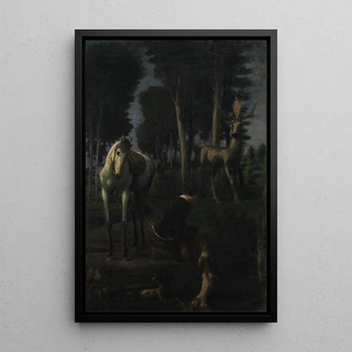 Hans Von Mares - The Three Horsemen II Saint Hubert.webp