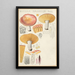 Russula nauseosa - Hans Baldung — indrammet kunstværk på væggen