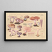 Tricholoma nudum Bull 1789 Rhodopaxillus nudus Maire - Hans Baldung — indrammet kunstværk på væggen