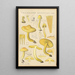 Tricholoma sulfurinum - Hans Baldung — indrammet kunstværk på væggen