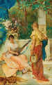 Un air joyeux - Hans Zatzka — visning af kunstværket
