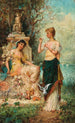 Il m'aime, il ne m'aime pas - Hans Zatzka — visning af kunstværket