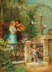 Under kærlighedens charme - Hans Zatzka — visning af kunstværket