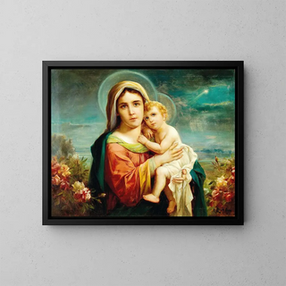 Hans Zatzka - Madonna and Child.webp