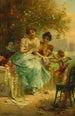 La lettre d'amour - Hans Zatzka — visning af kunstværket