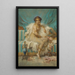 L'Odalisque - Hans Zatzka — indrammet kunstværk på væggen