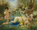 Vénus og Cupidon - Hans Zatzka — visning af kunstværket