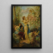 Vénus med putti og tjenere - Hans Zatzka — indrammet kunstværk på væggen