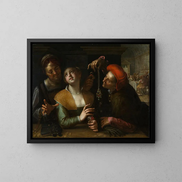 Scène de coupole - Hans von Aachen — indrammet kunstværk på væggen