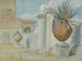Villa Massimi, porte de Rome flankeret af palmer i store lerkrukker - Harry John Johnson — visning af kunstværket