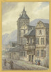 gamle huse og et tårn - Hector von Günderrode — visning af kunstværket