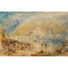 Reproduktion af maleriet Heidelberg-maleri med regnbue - Joseph Mallord William Turner