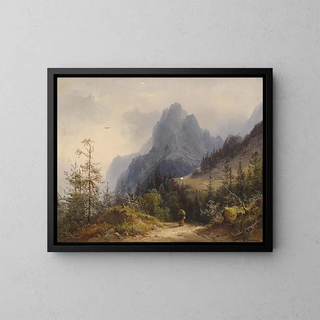 Heinrich Carl Schubert - Blick auf das Mhlsteinhorn.webp