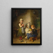 La petite couturière - Heinrich Hirt — indrammet kunstværk på væggen