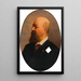 Franz von Suppé komponist - Heinrich Jenny — indrammet kunstværk på væggen
