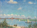 Vue sur Travemünde - Heinrich Linde-Walther — visning af kunstværket
