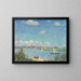 Vue sur Travemünde - Heinrich Linde-Walther — indrammet kunstværk på væggen