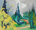 Parc Dilborn - Heinrich Nauen — visning af kunstværket