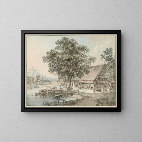 La Maison du paysan - Heinrich Rieter — indrammet kunstværk på væggen