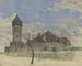 Heinrich Rumbler | Maleri La tour de guet à Sachsenhausen — visning af kunstværket
