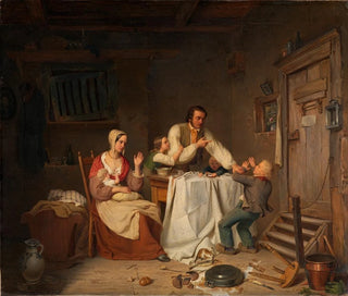 Heinrich von Rustige - Unterbrochene Mahlzeit.webp
