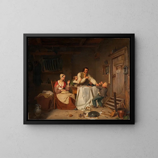Heinrich von Rustige - Unterbrochene Mahlzeit.webp