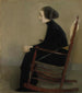 La couturière La kvinde, der arbejder - Helene Schjerfbeck — visning af kunstværket