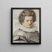 Portrait af Gillis van Breen - Hendrick Goltzius — indrammet kunstværk på væggen