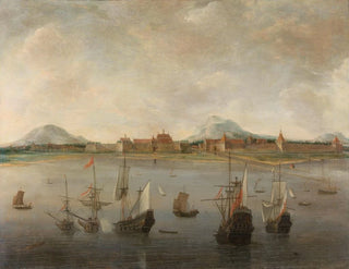 Vue de Batavia - Hendrick Jacobsz Dubbels — visning af kunstværket