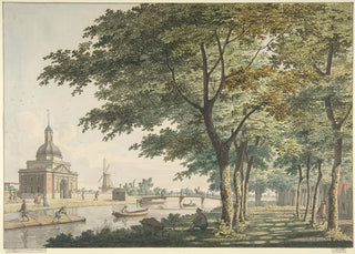 Hendrick Keun - The Muiderpoort Amsterdam seen from the Plantage.webp