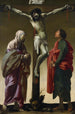 La Crucifixion med Jomfru Maria og Sankt Johannes - Hendrick Ter Brugghen — visning af kunstværket