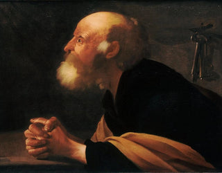 Le Pierre angrende - Hendrick Ter Brugghen — visning af kunstværket