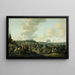 "Le départ de Charles II d'Angleterre de Scheveningen, 2 juin 1660" af Hendrick de Meijer — indrammet kunstværk på væggen