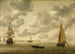 Ved indgangen til havnen - Hendrick van Anthonissen — visning af kunstværket