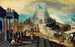 La Tour de Babel - Hendrick van Cleve III — visning af kunstværket