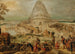 La Tour de Babel (Konflikt af kasus) - Hendrick van Cleve III — visning af kunstværket