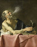 Den ryger, allegori af forgængelighed - Hendrick van Someren — visning af kunstværket