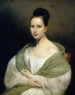 Portrait af Adélaïde Rousseau Scheffer - Hendrik Scheffer — visning af kunstværket