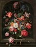 Vase de fleurs dans une niche - Hendrik Schoock — visning af kunstværket