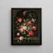 Vase de fleurs dans une niche - Hendrik Schoock — indrammet kunstværk på væggen