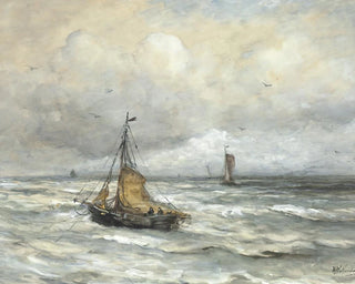 kysten - Hendrik Willem Mesdag — visning af kunstværket