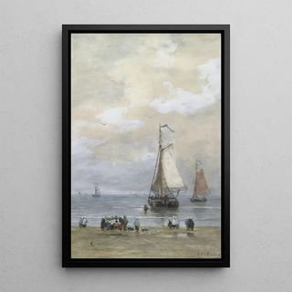 Hendrik Willem Mesdag - Sorting The Catch.webp