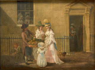 Vendeur de légumes - Hendrik Willem Schweickhardt — visning af kunstværket