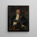 Hendrik Swaardcroon 1718-1725 - Hendrik van den Bosch — indrammet kunstværk på væggen